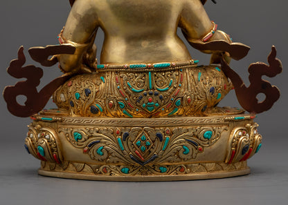 Sacred Dzambhala Statue | Himalayan Art for Abundance
