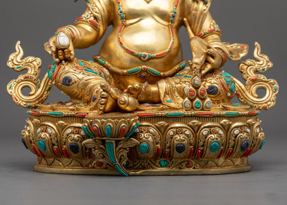 Sacred Dzambhala Statue | Himalayan Art for Abundance