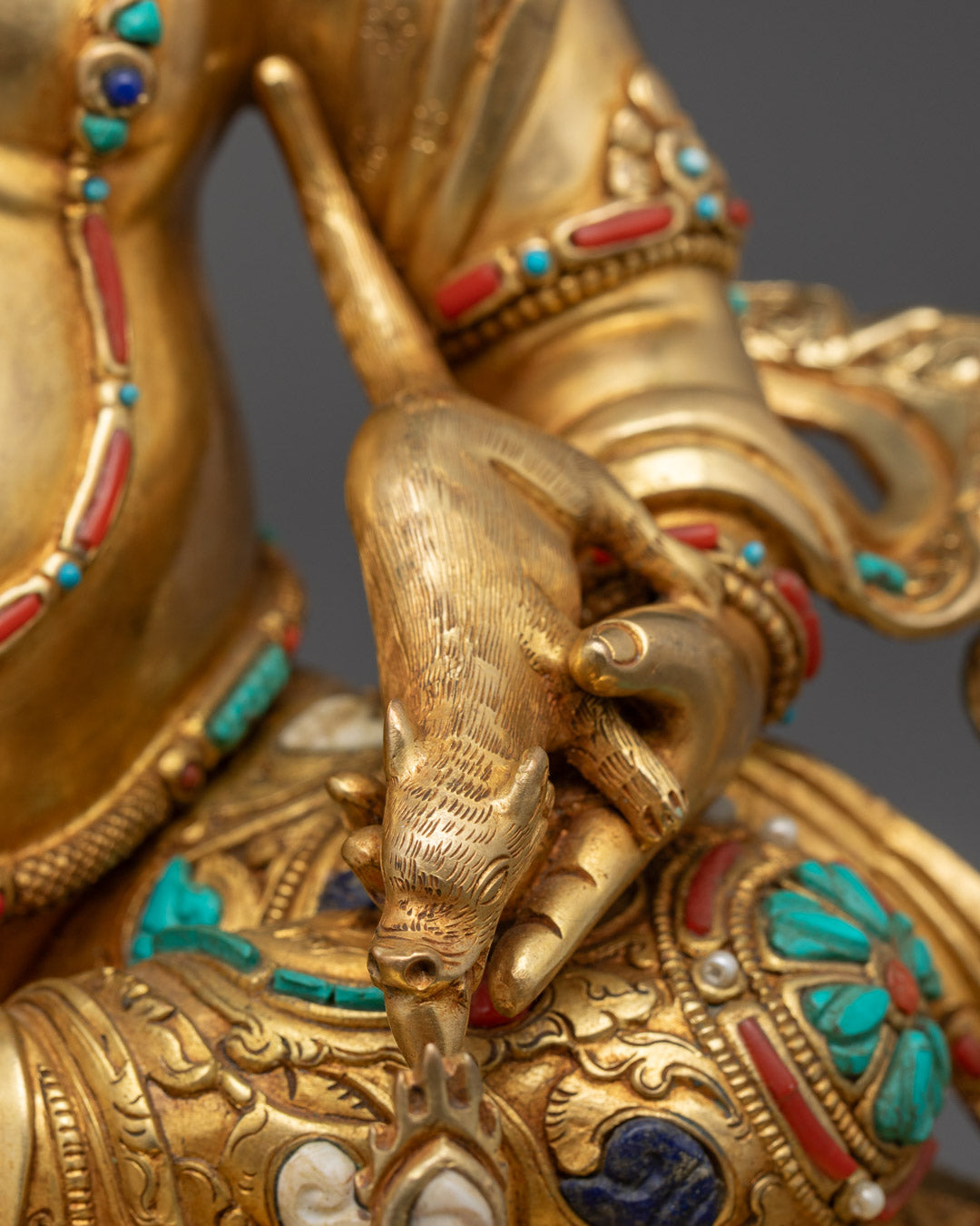 Sacred Dzambhala Statue | Himalayan Art for Abundance