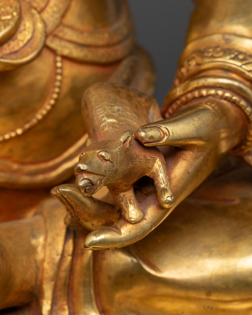 Yellow Dzambhala Kubera | Buddhist Himalayan Art