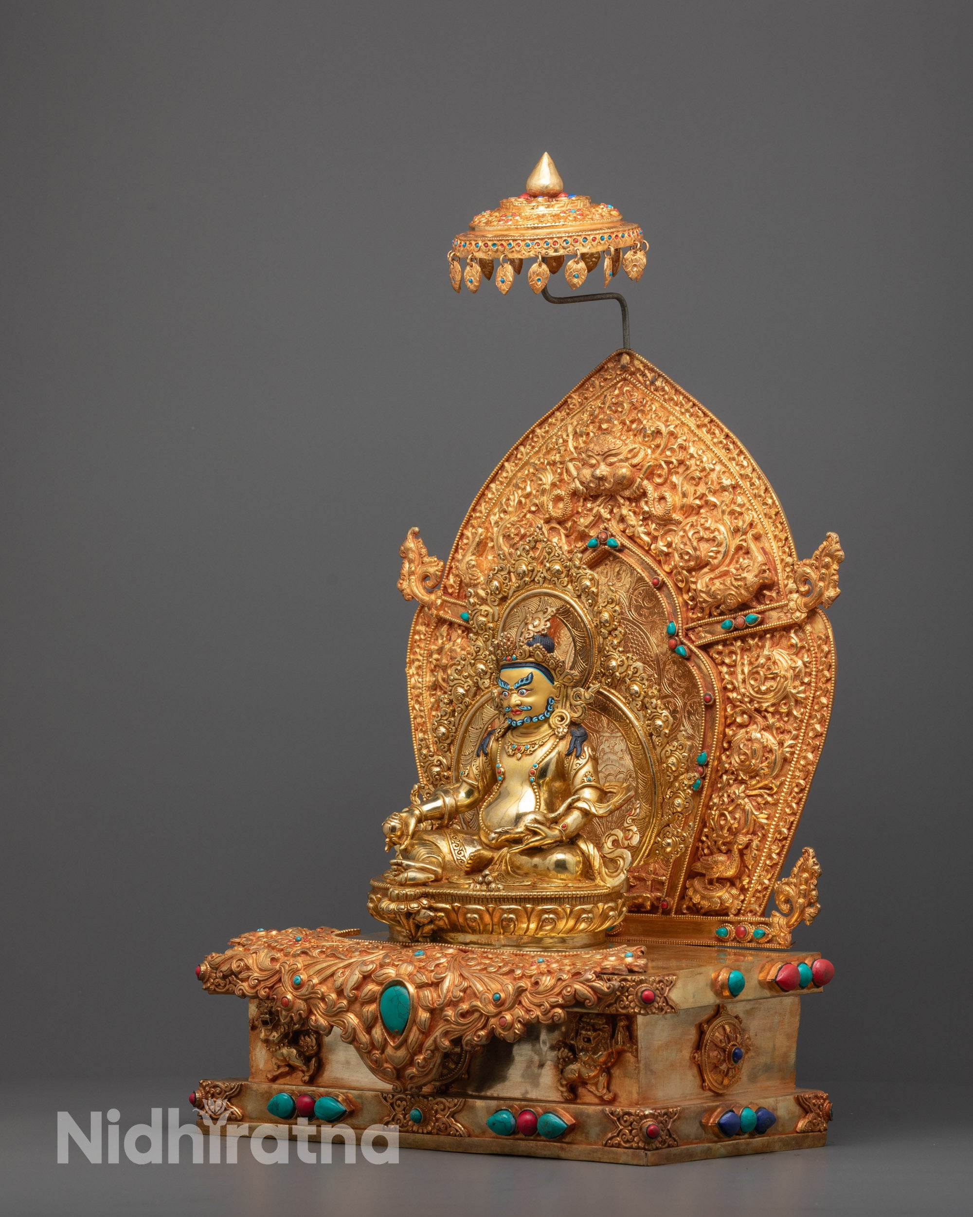 Shop Dzambhala Statue with Beautiful Throne