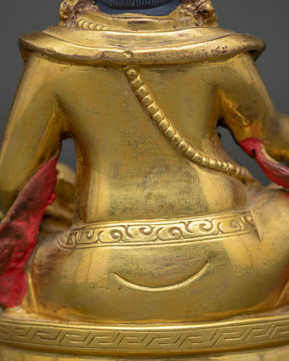 Gold Gilded Dzambhala Statue | Nepalese Buddhist Art