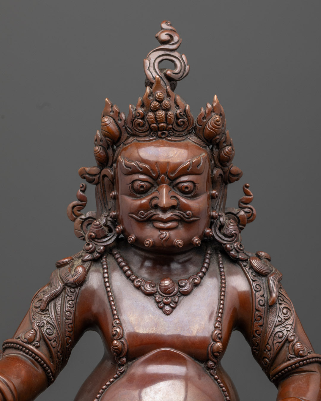 Tibetan Dzambhala Statue | Buddhist Wealth Deity