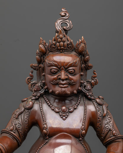 Tibetan Dzambhala Statue | Buddhist Wealth Deity
