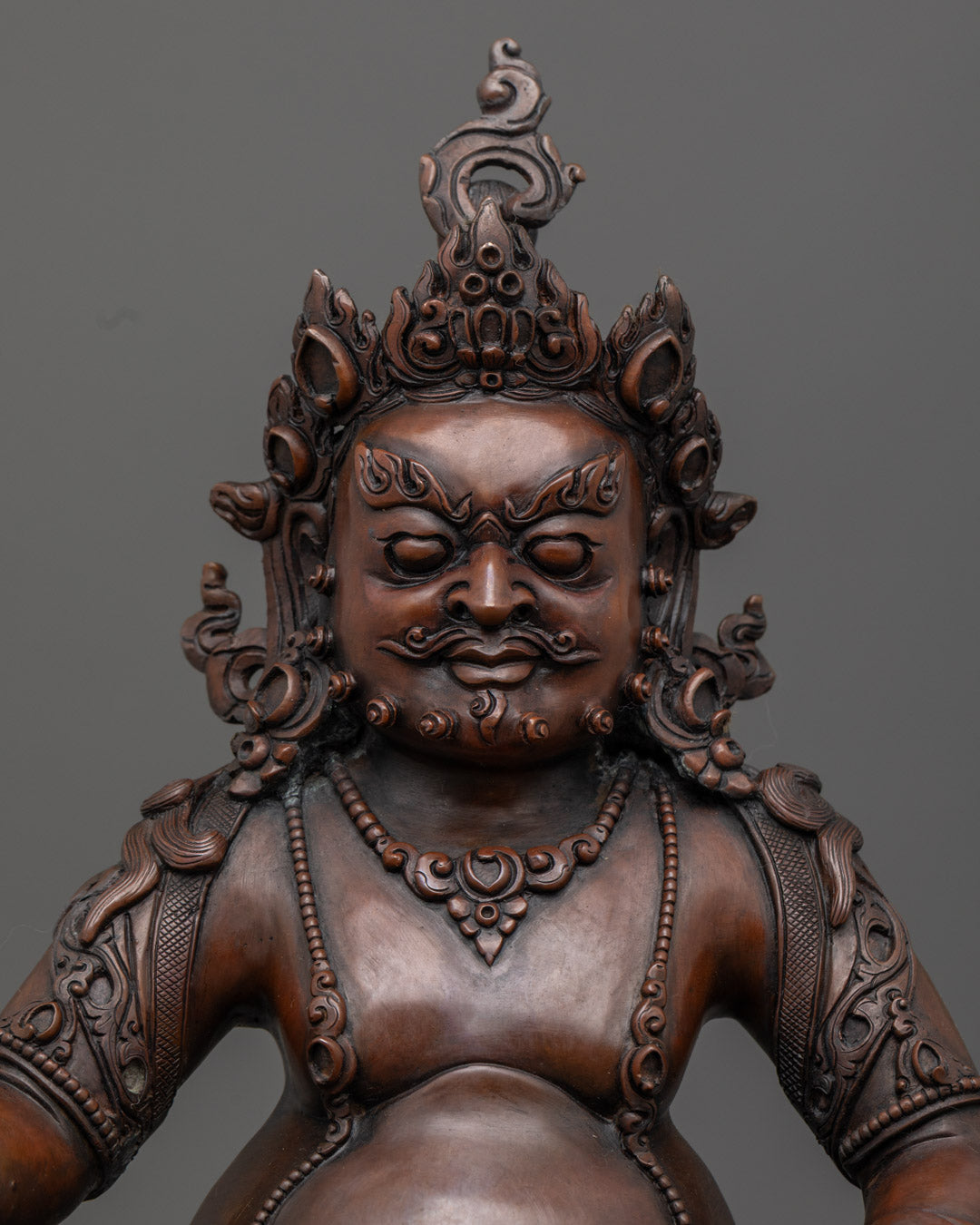 Dzambala Buddhist Wealth Deity Statue