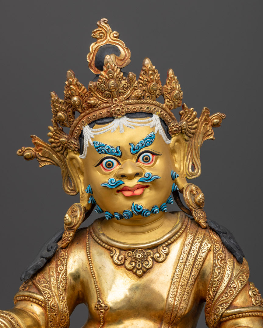 Yellow Dzambhala Kubera | Buddhist Himalayan Art