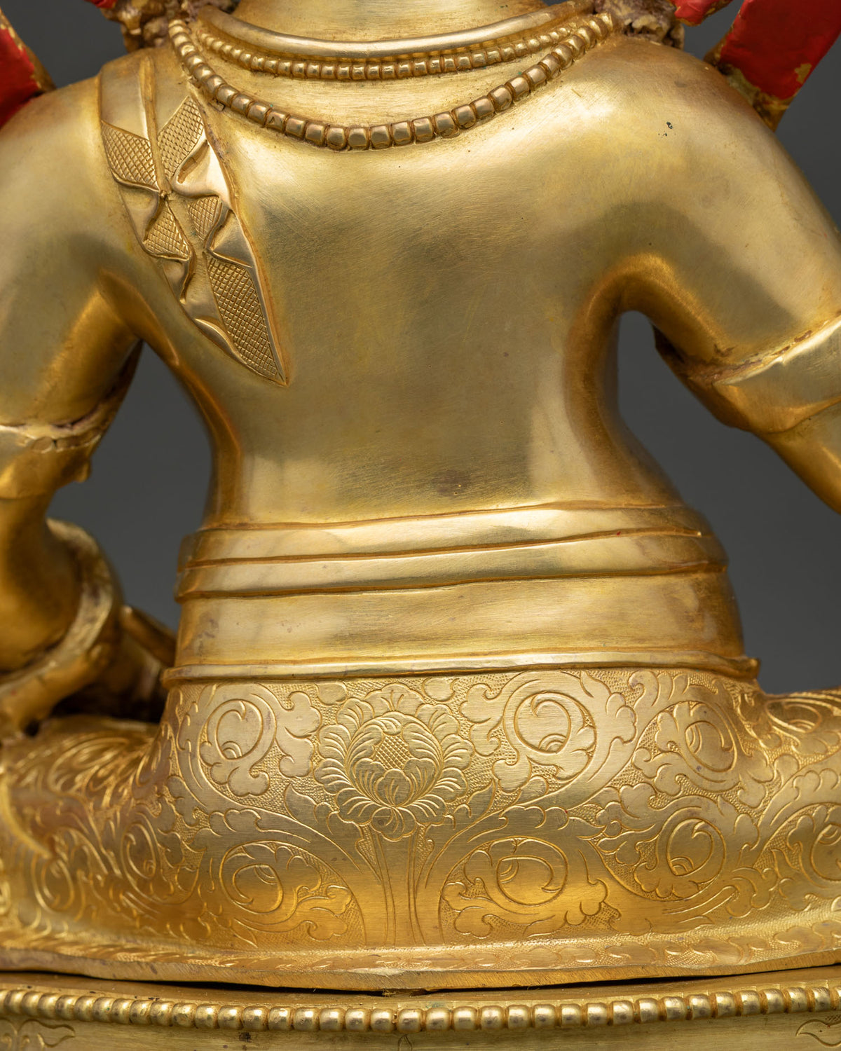 Yellow Dzambhala Statue | Embodiment of Wealth & Sacred Abundance