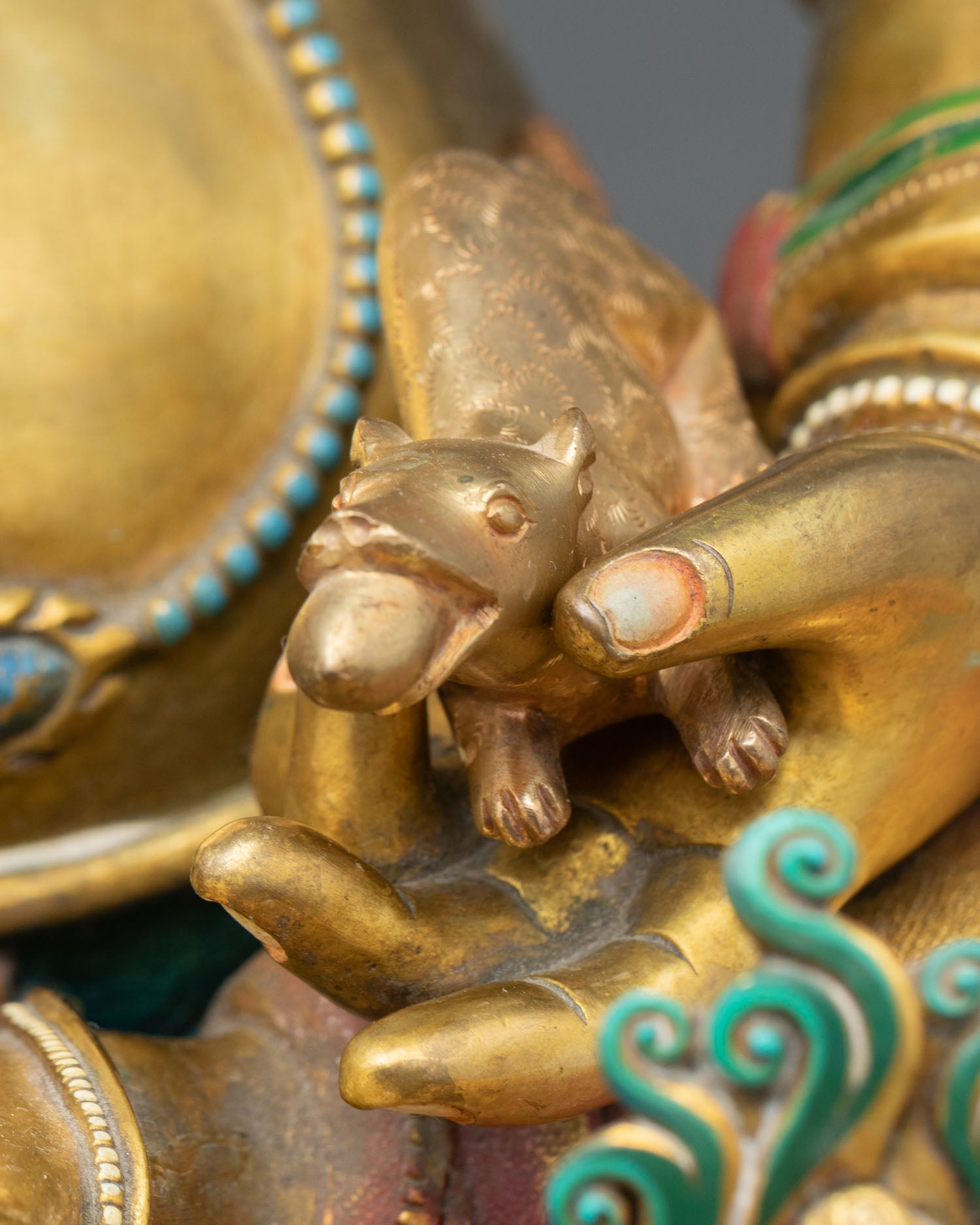 Tibetan Dzambhala Sculpture | Handcrafted  in Nepal