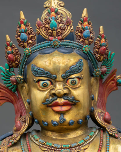 Tibetan Dzambhala Sculpture | Handcrafted  in Nepal