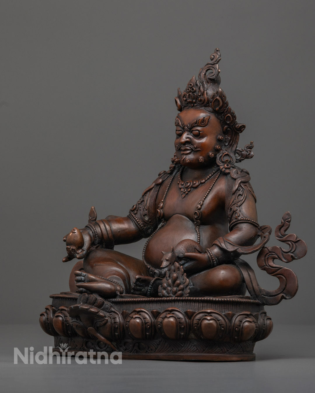 Dzambala Buddhist Wealth Deity Statue