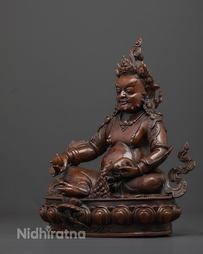 Tibetan Dzambhala Statue | Buddhist Wealth Deity