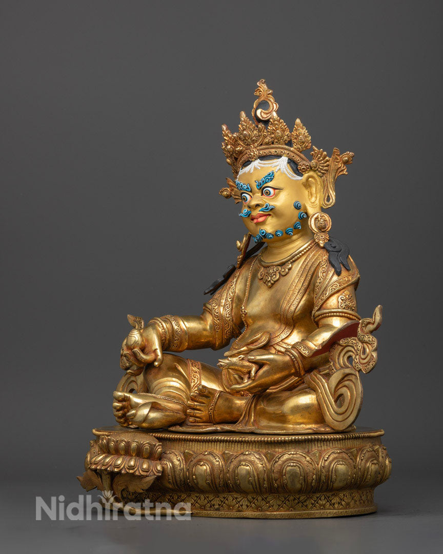 Yellow Dzambhala Kubera | Buddhist Himalayan Art