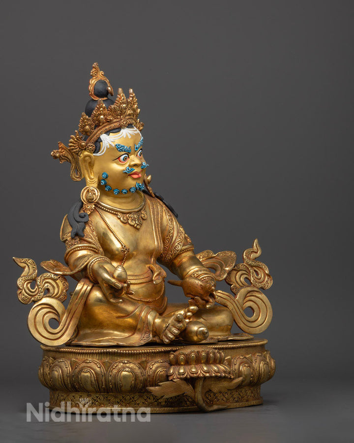 Yellow Dzambhala Kubera | Buddhist Himalayan Art