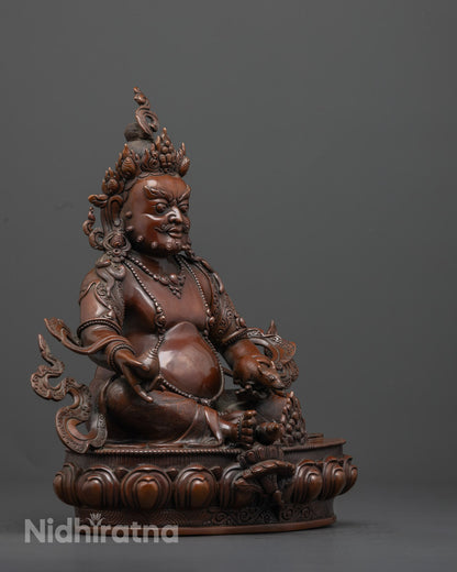 Tibetan Dzambhala Statue | Buddhist Wealth Deity