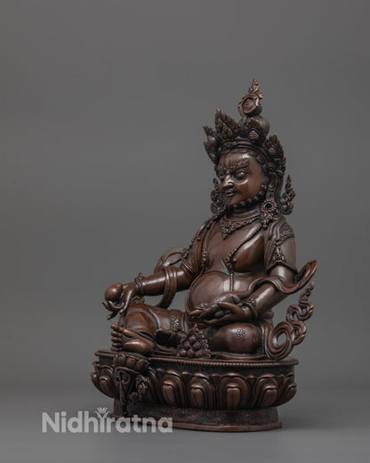 Wealth Deity Dzambhala Statue | Handmade Spiritual Decor