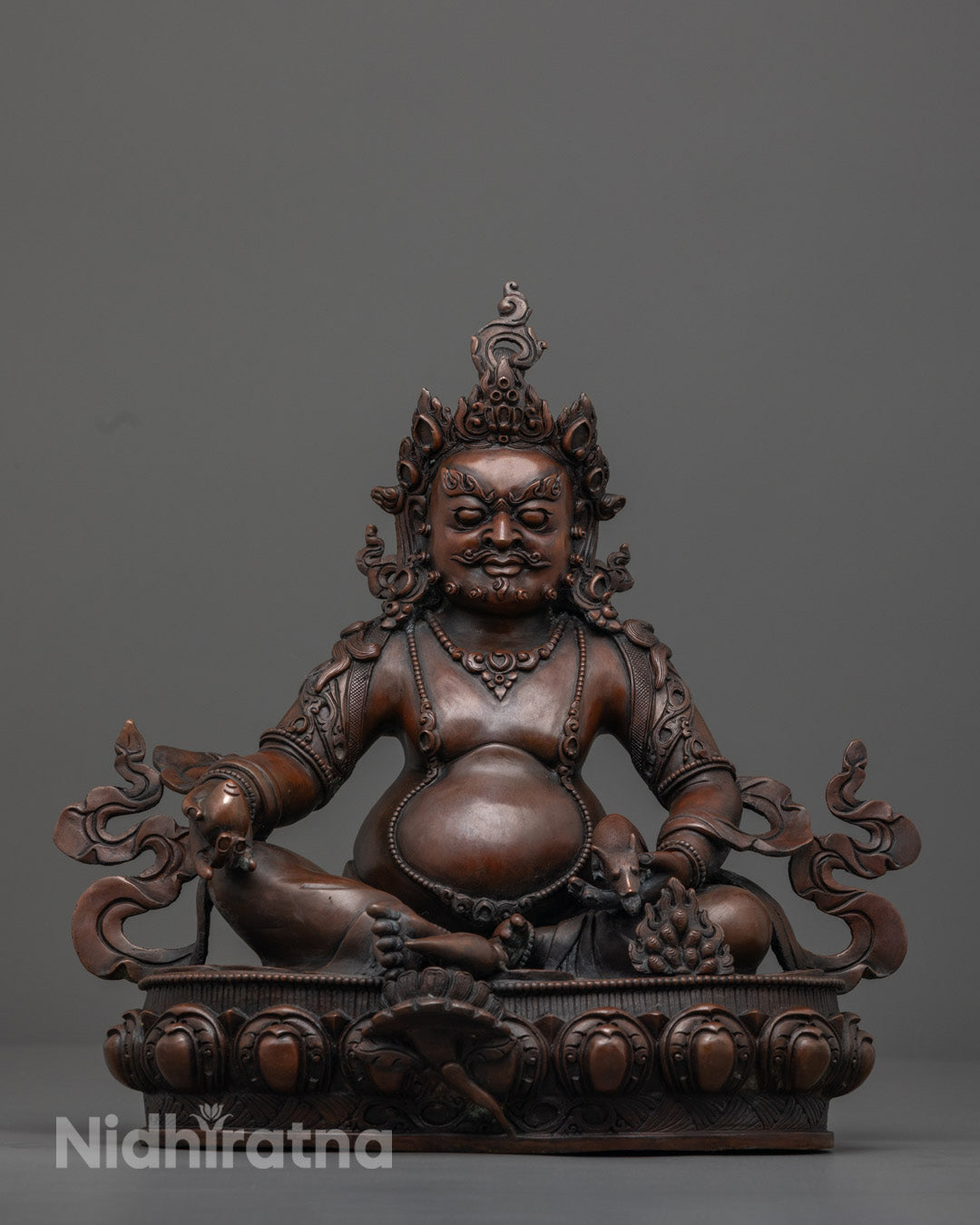 Dzambala Buddhist Wealth Deity Statue