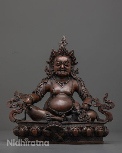 Dzambala Buddhist Wealth Deity Statue