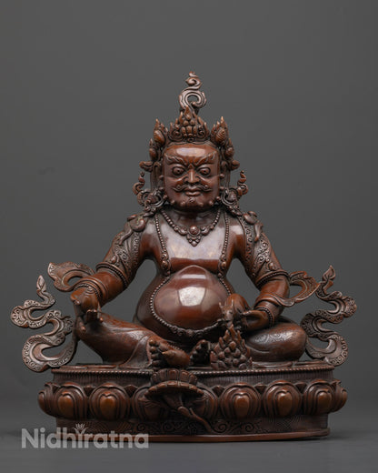 Tibetan Dzambhala Statue | Buddhist Wealth Deity