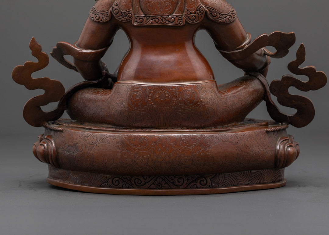 Tibetan Dzambhala Statue | Buddhist Wealth Deity