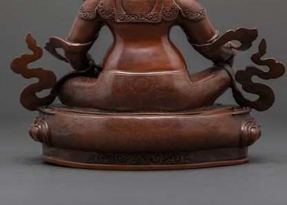 Tibetan Dzambhala Statue | Buddhist Wealth Deity