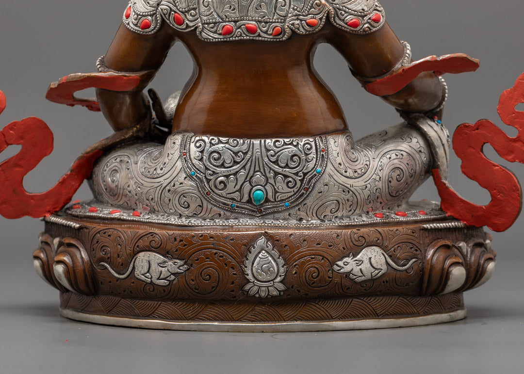 Dzambhala Statue for Wealth | Authentic Tibetan Craftsmanship