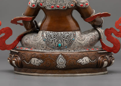 Dzambhala Statue for Wealth | Authentic Tibetan Craftsmanship