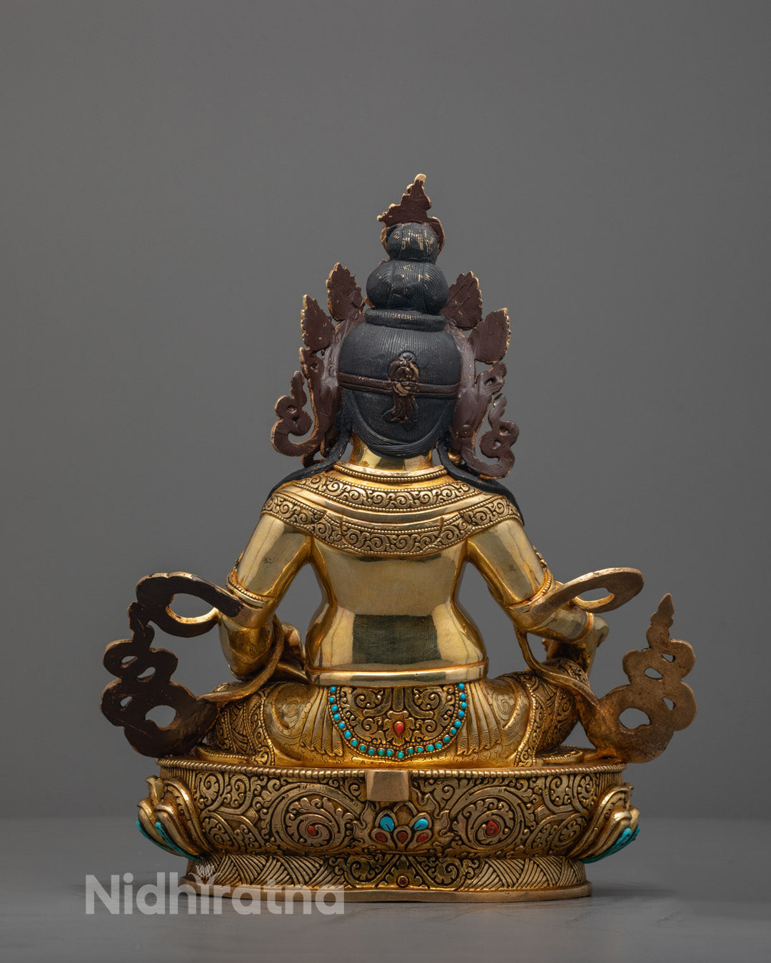 Sacred Dzambhala Statue | Hand-Carved from Nepal