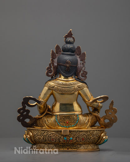 Sacred Dzambhala Statue | Hand-Carved from Nepal