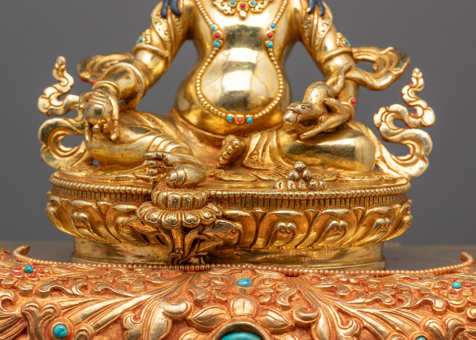 Shop Dzambhala Statue with Beautiful Throne
