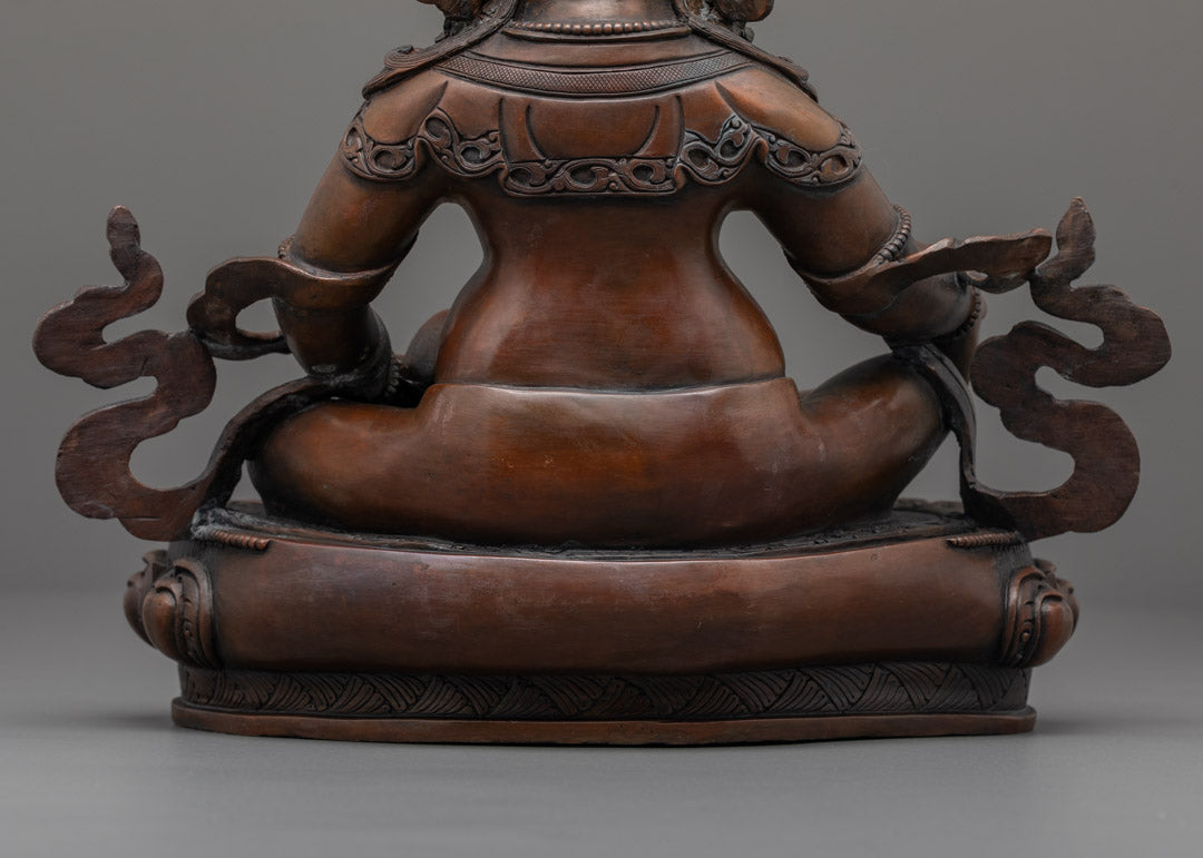 Dzambala Buddhist Wealth Deity Statue