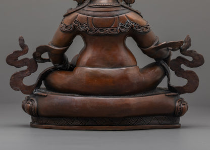 Dzambala Buddhist Wealth Deity Statue