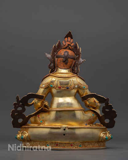 Nepalese Dzambhala Statue | Wealth Attraction Buddhist Figurine