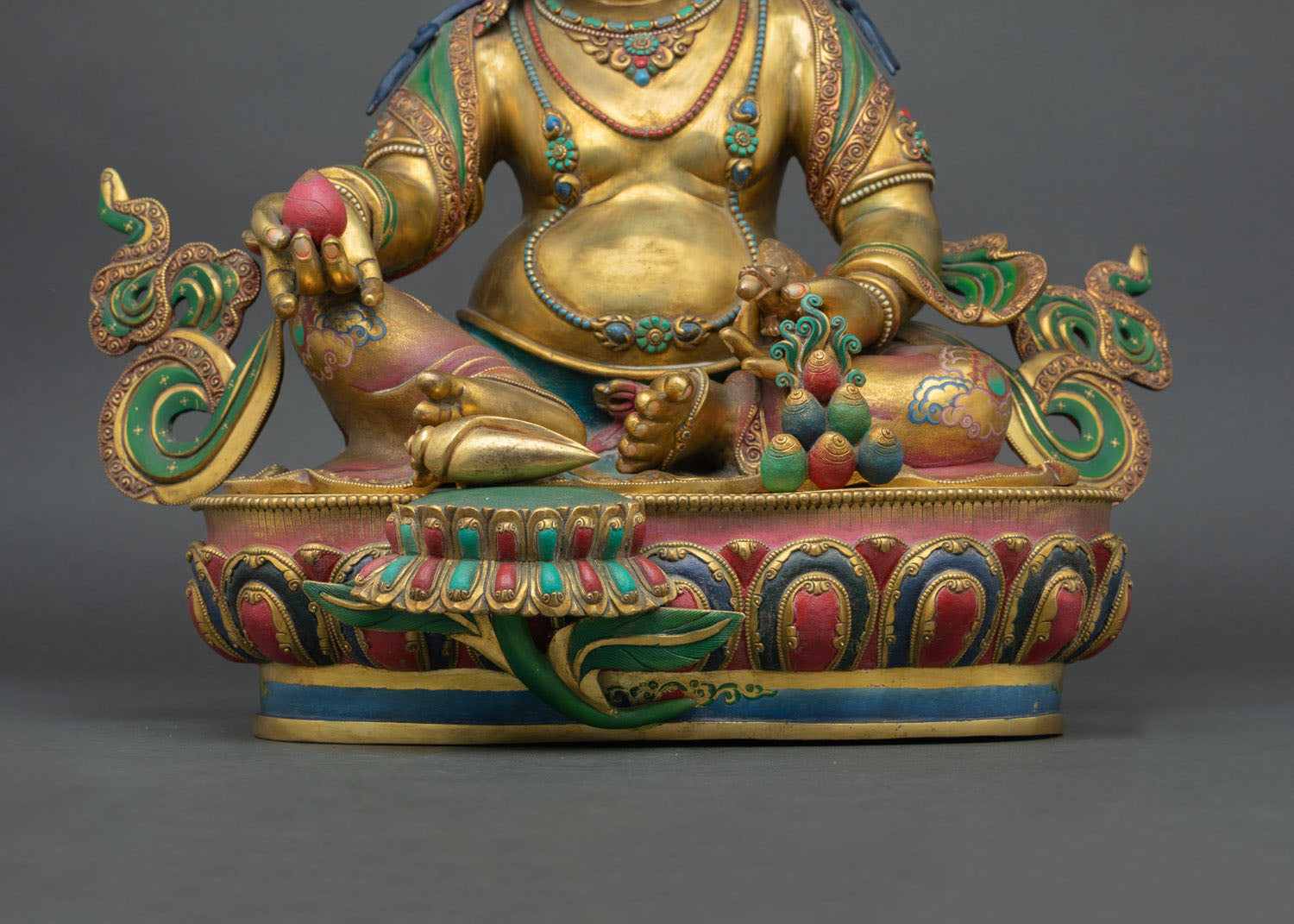 Tibetan Dzambhala Sculpture | Handcrafted  in Nepal