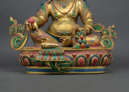 Tibetan Dzambhala Sculpture | Handcrafted  in Nepal