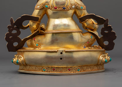 Nepalese Dzambhala Statue | Wealth Attraction Buddhist Figurine