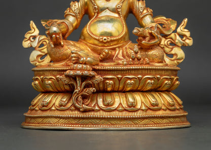 Dzambhala Statue from Nepal | Handcrafted Buddhist Wealth Deity