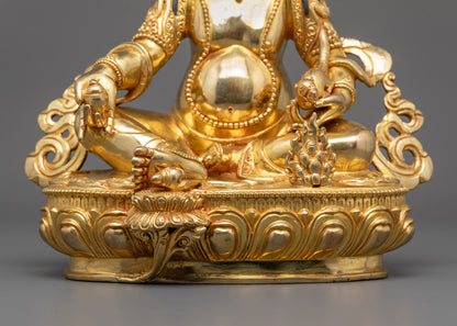 Nepalese Dzambhala Statue | Vajrayana Prosperity Deity