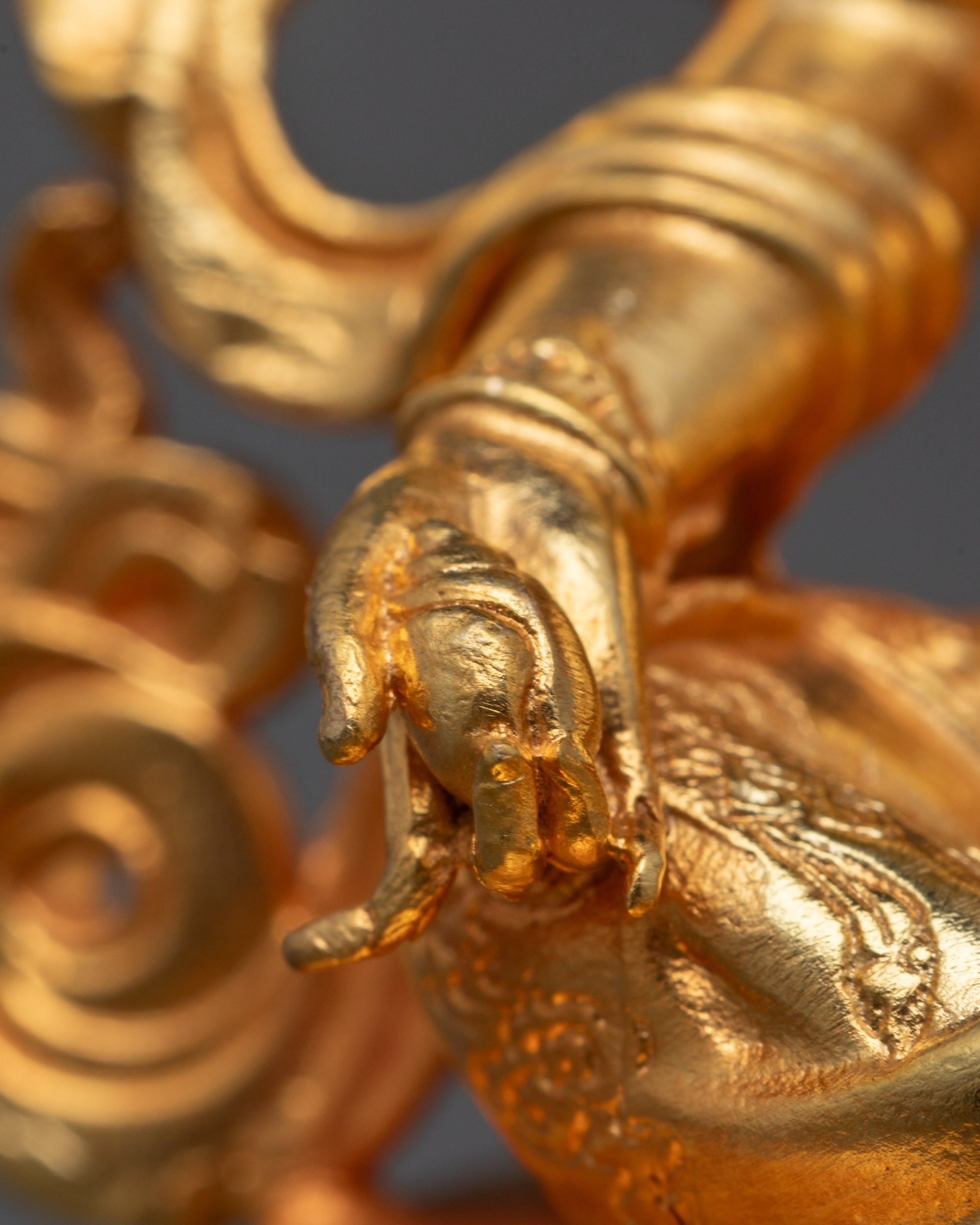 Wealth Deity Jambhala Statue | Precision-Crafted Machine Finish Statue