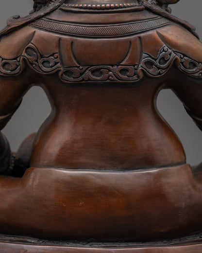 Dzambala Buddhist Wealth Deity Statue