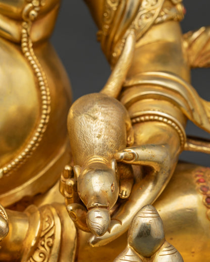 Dzambhala Meditation Sculpture | Cultivate Generosity and Wealth