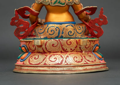 Buddhist Dzambhala Statue | Traditional Sacred Sculpture