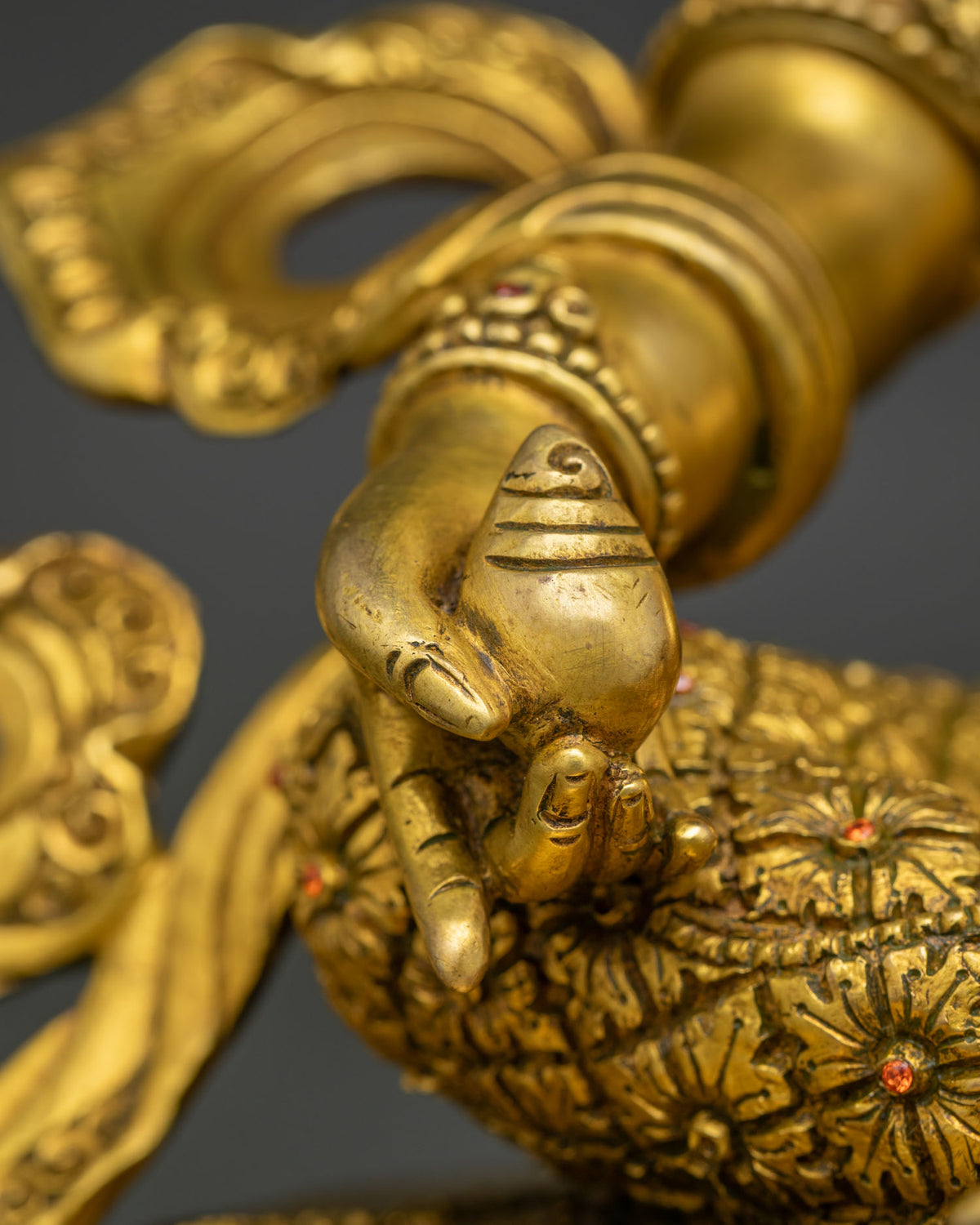 Wealth God Jambhala Sculpture |  Tibetan Prosperity & Abundance Deity