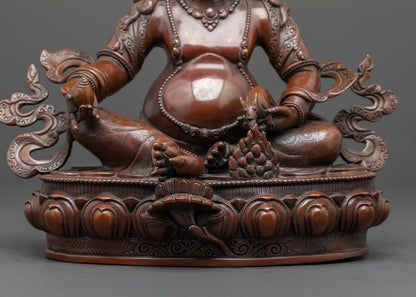 Tibetan Dzambhala Statue | Buddhist Wealth Deity