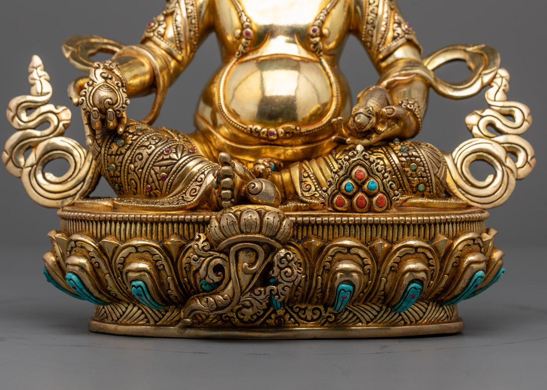 Sacred Dzambhala Statue | Hand-Carved from Nepal