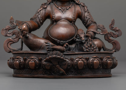 Dzambala Buddhist Wealth Deity Statue