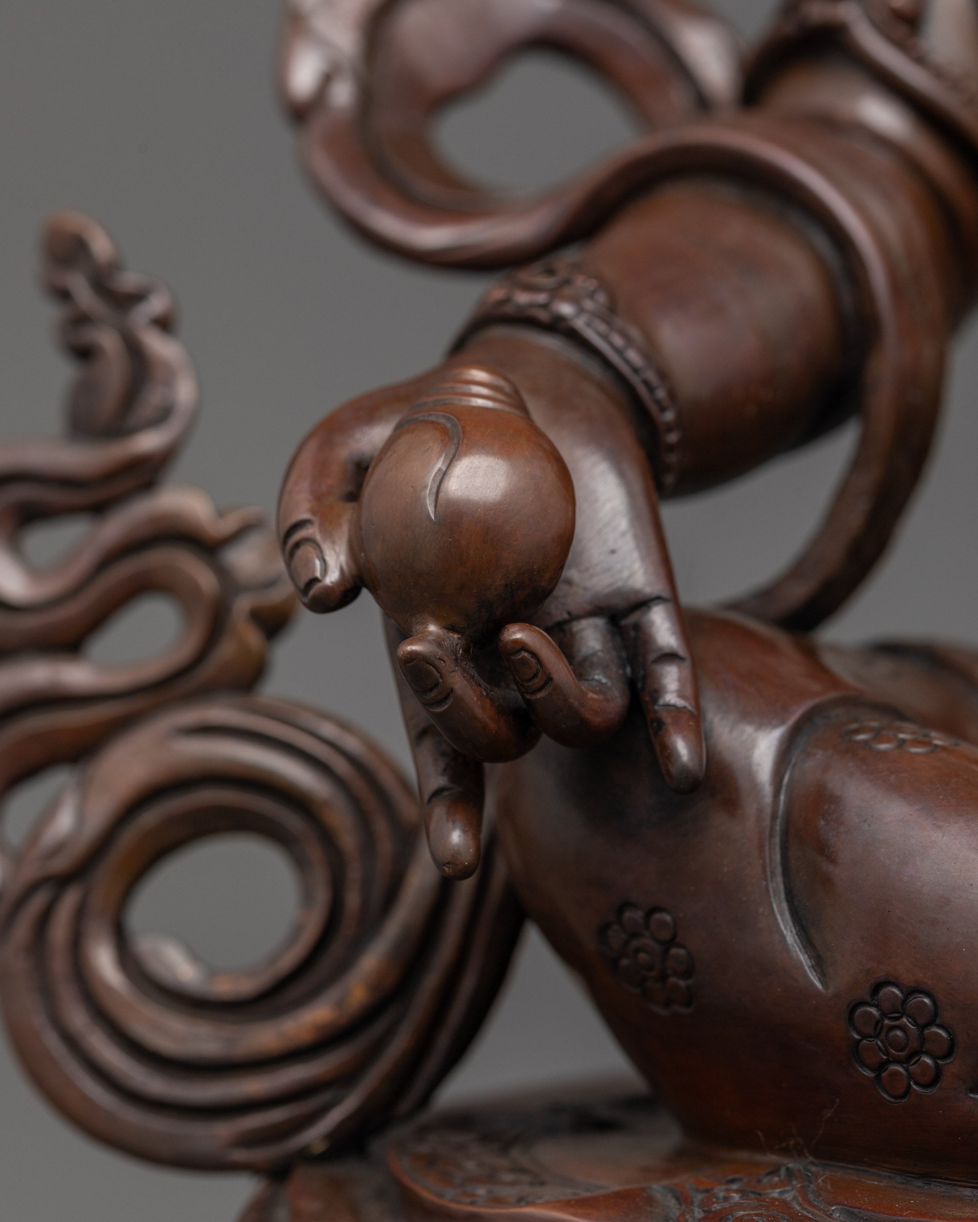 Wealth Deity Dzambhala Statue | Handmade Spiritual Decor