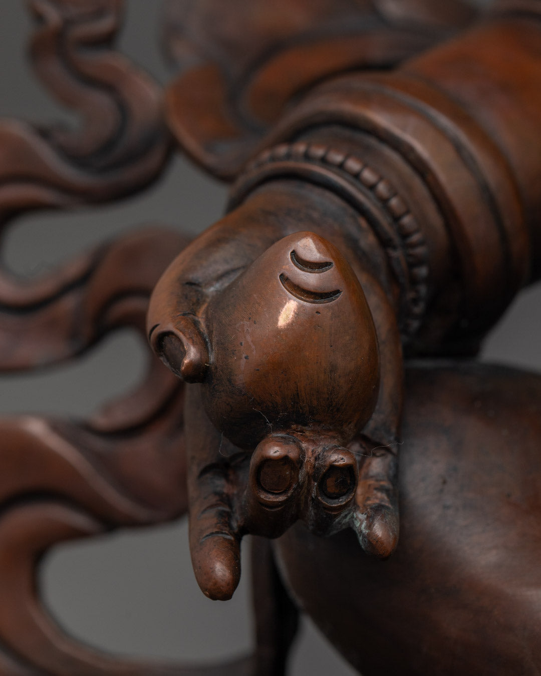 Dzambala Buddhist Wealth Deity Statue