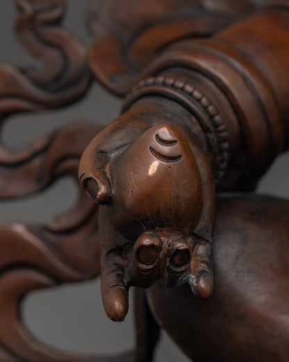 Dzambala Buddhist Wealth Deity Statue