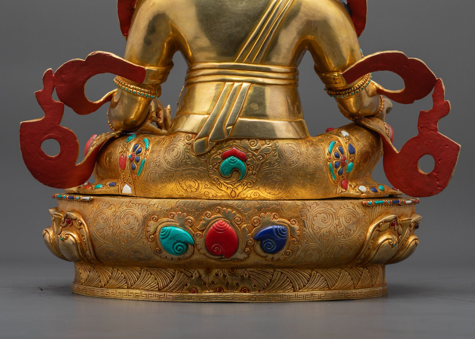 Deity of Wealth Jambhala Statue | Tibetan Buddhist Sculpture of Nepal