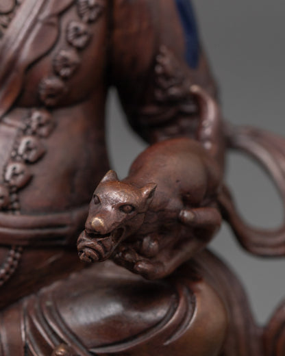 Machine-Made Dzambhala Statue | Ideal for Wealth & Success Altars